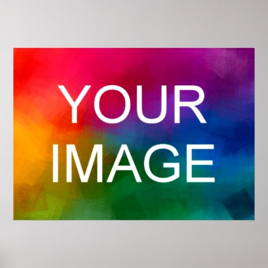 Personaliseren Upload foto Afbeelding Creëer Uw ei Poster (Voorkant)