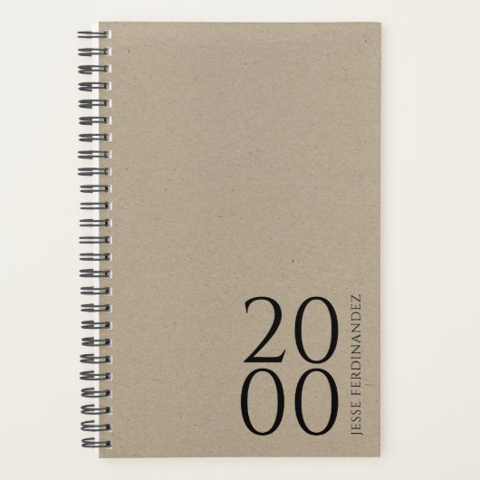 Personaliseren van persoonlijke 20XX Weekly Planne Planner (Voorkant)