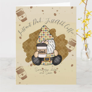 Personaliseren voor Koffee Lover Pa   VINTAGE Kaart