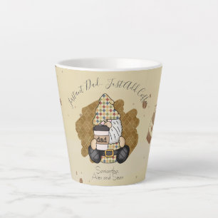 Personaliseren voor Koffee Lover Pa VINTAGE Latte Mok