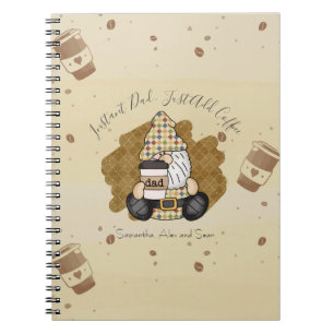 Personaliseren voor Koffee Lover Pa VINTAGE Notitieboek