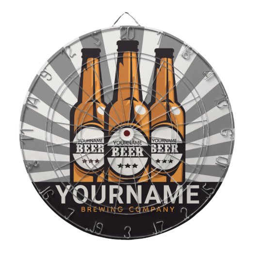 Personaliserende brouwerij voor bottelboten dartbord (Voorkant)
