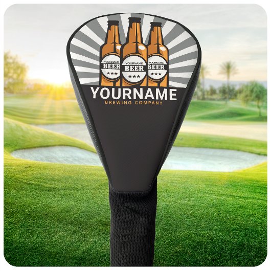 Personaliserende brouwerij voor bottelboten golfheadcover