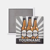 Personaliserende brouwerij voor bottelboten magneet (Voorkant / Achterkant)
