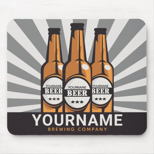 Personaliserende brouwerij voor bottelboten muismat (Voorkant)