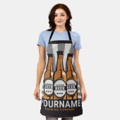 Personaliserende brouwerij voor bottelboten schort (Gedragen)
