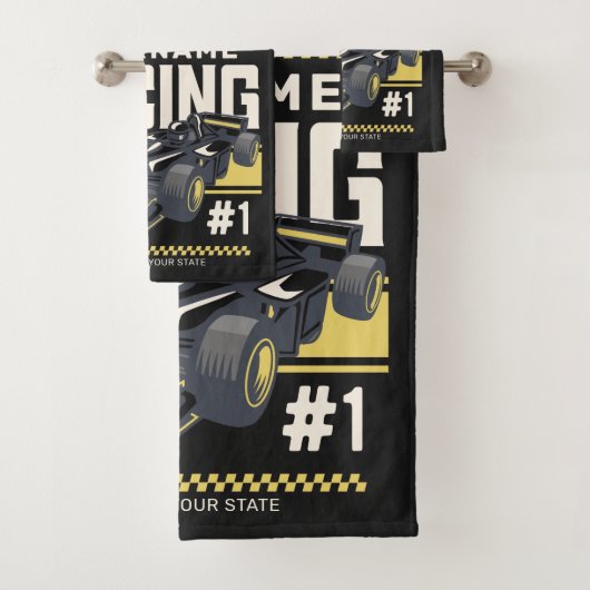 Personaliseringsteam Fast Race-autorijstuurprogram Bad Handdoek (Insitu)