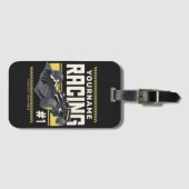 Personaliseringsteam Fast Race-autorijstuurprogram Bagagelabel (Voorkant (horizontaal))