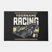 Personaliseringsteam Fast Race-autorijstuurprogram Deurmat (Voorkant)