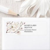 Personalisierbar Elegant Modern Adresse Aufkleber Etiket (Insitu)