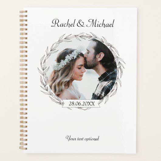 Personalisierbar Foto Hochzeit Planner (Voorkant)