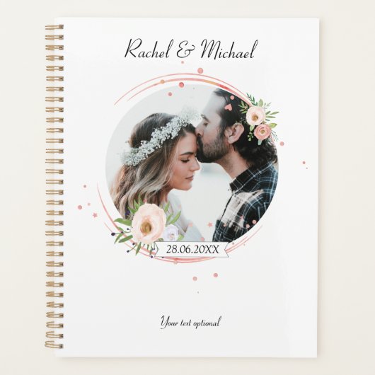 Personalisierbar Foto Hochzeit Planner (Voorkant)