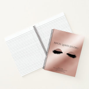 Personalisierbar Makeup Artist Eyelash Extensions Notitieboek