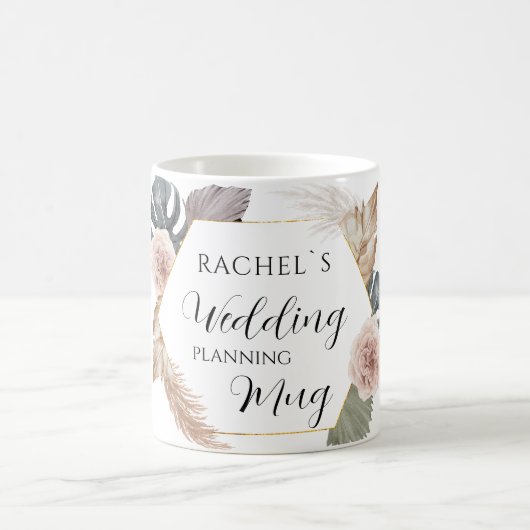 Personalisierbar- Wedding-Planning-Mug Koffiemok (Center)