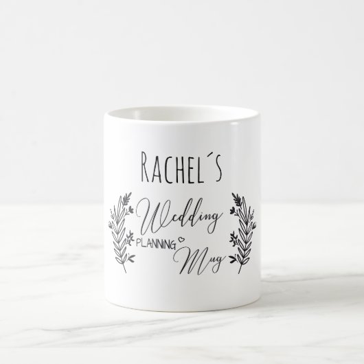 Personalisierbar- Wedding-Planning-Mug Koffiemok (Center)