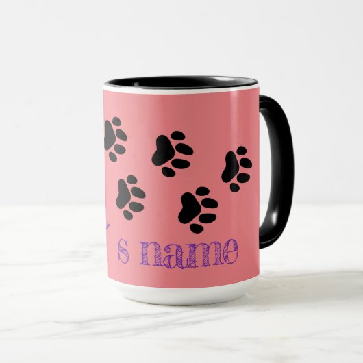 personalisierbare Katzentasse Mok (Voorkant rechts)