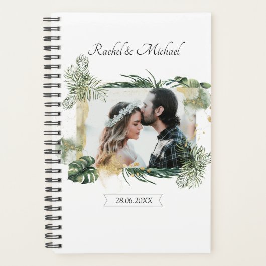 Personalisierbarer Foto Hochzeit Planner (Voorkant)
