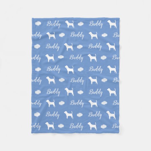 Personalisierte Decke für Beagle Freunde Fleece Deken (Voorkant)