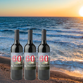 personalisierte Geburtstag Wijn Etiket