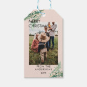 Personalisierte Photo Weihnachts- Geschenkanhänger Cadeaulabel (Voorkant)