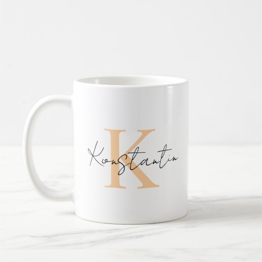 Personalisierte Tasse, Tasse mit Namen und Buchsta (Gauche)