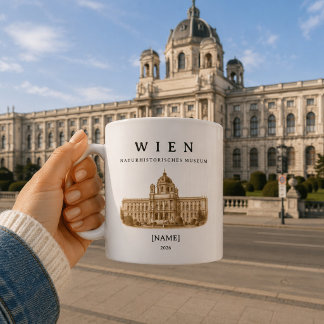 Personalisierte Wien Naturhistorisches Museum Koffiemok