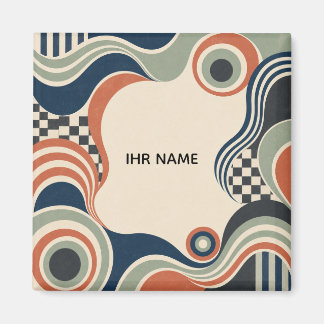 Personalisierter Magnet – Retro Focus Magneet