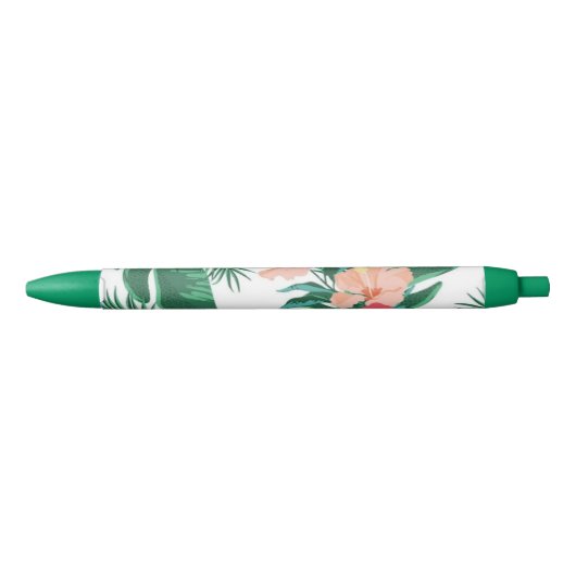 Personalisierter Stift Blumen Kugelschreiber Blauwe Inkt Pen (Voorkant)