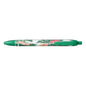 Personalisierter Stift Blumen Kugelschreiber Blauwe Inkt Pen (Achterkant)