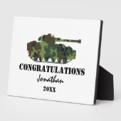 Personalistisch leger vertrekt fotoplaat (Zijkant)