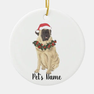 Personalistisch Mastiff Keramisch Ornament