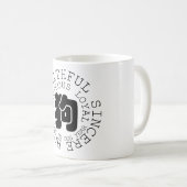 Personalité Chien Zodiac Signal Mug Né dans l'anné (Devant droit)