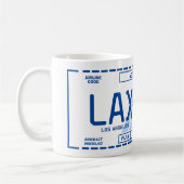 Personalizable Boarding Pass Mug for Travel Fans (Gauche)