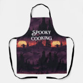 Personalizable para Cocina Espeluznante Halloween Schort (Voorkant)