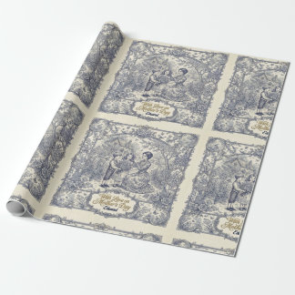 Personalizable Vintage Mother's Day Wrapping Paper Cadeaupapier
