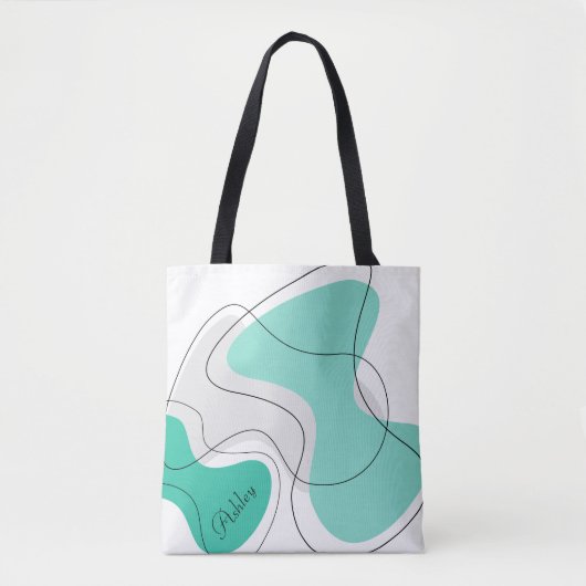 Personalizd Abstract Tote Bags Draagtas (Voorkant)