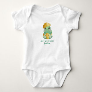 Personalizd Cute Dinosaur Egg is net aangekomen Romper