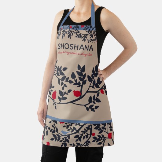 Personalizd Rosh Hashanah Pomegranate Schort (Insitu)