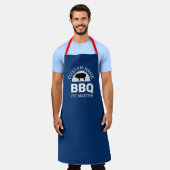 Personalize BBQ Pitmaster Griller Pork Lover Schort (Gedragen)