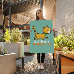 Personalize Best Friend Cat  Poster
