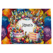 Personalize Birthday Party Groot Cadeauzakje (Voorkant)