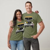 PERSONALIZE BRITSH ARMY VETERAN LAND-ROVER T-SHIRT (Unisex)