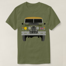 PERSONALIZE BRITSH ARMY VETERAN LAND-ROVER