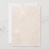 Personalize brown rustic flower weding Invitation (Dos)