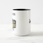 PERSONALIZE CAREGIVER Badass Mirakelwerker Funny Mok (Midden)