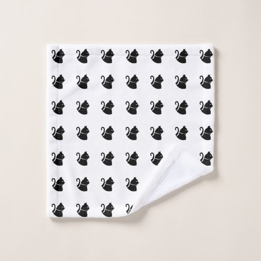 Personalize Cat Lovers Gift  (Gant de toilette)