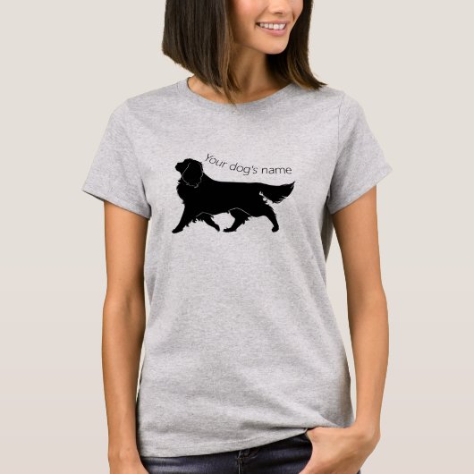 Personalize Cavalier King Charles Silhouette T-shirt (Voorkant)
