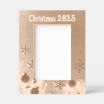 Personalize Christmas Laser Etched Picture Frame