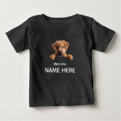 Personalize Cute Welcome Puppy (Voorkant)