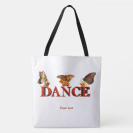 Personalize Dance sign with butterflies  Draagtas